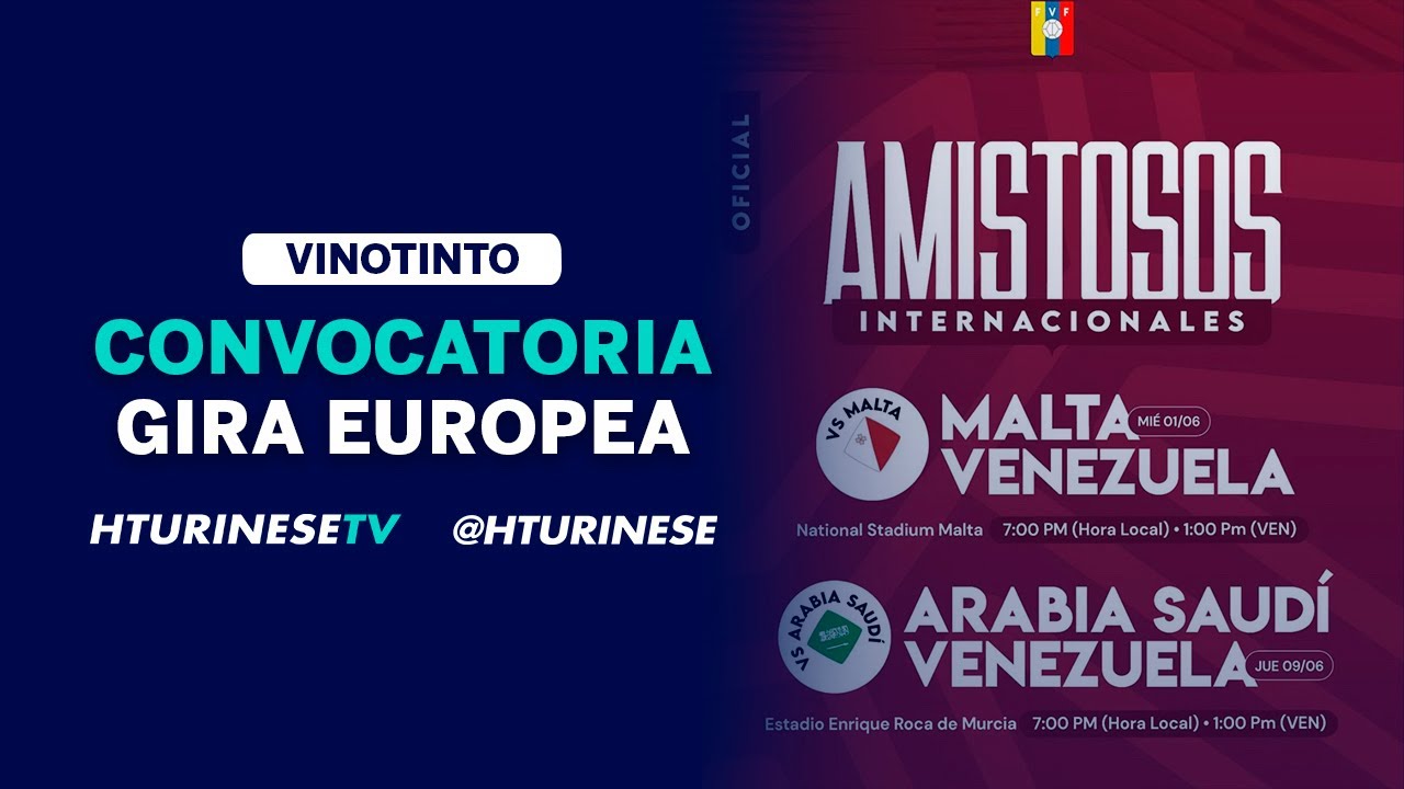 La Vinotinto tiene convocatoria para gira europea